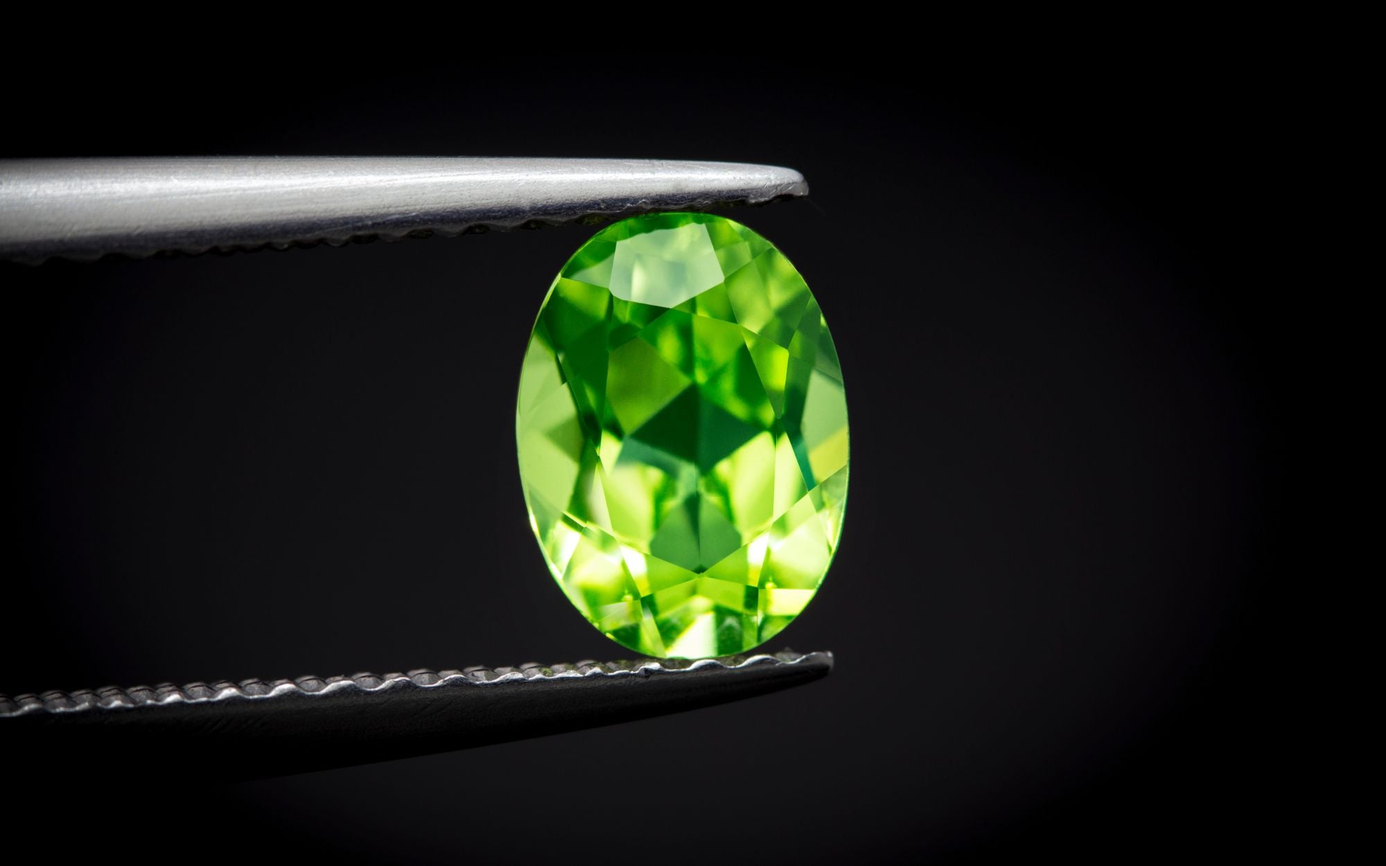 real peridot stone