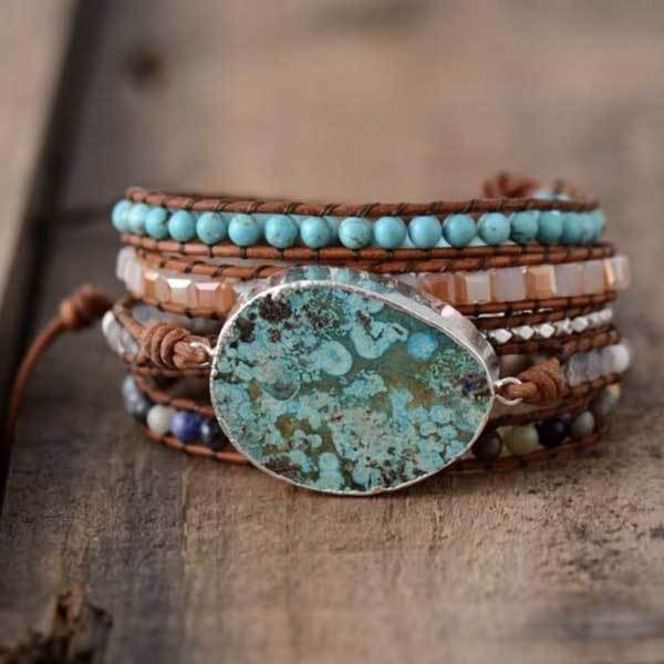 crystal bracelet for men - jasper bracelet