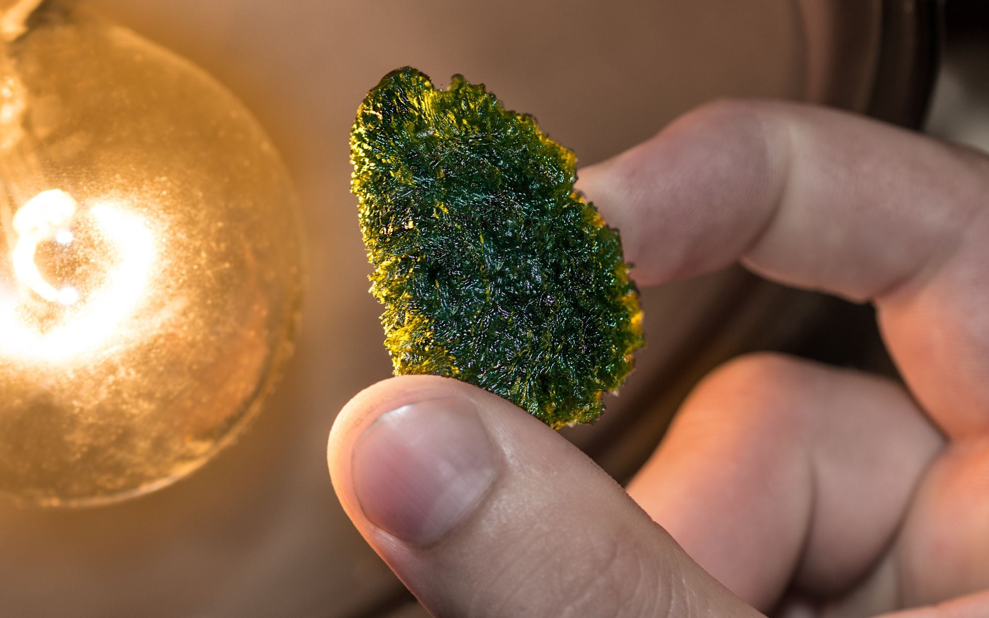 moldavite crystal