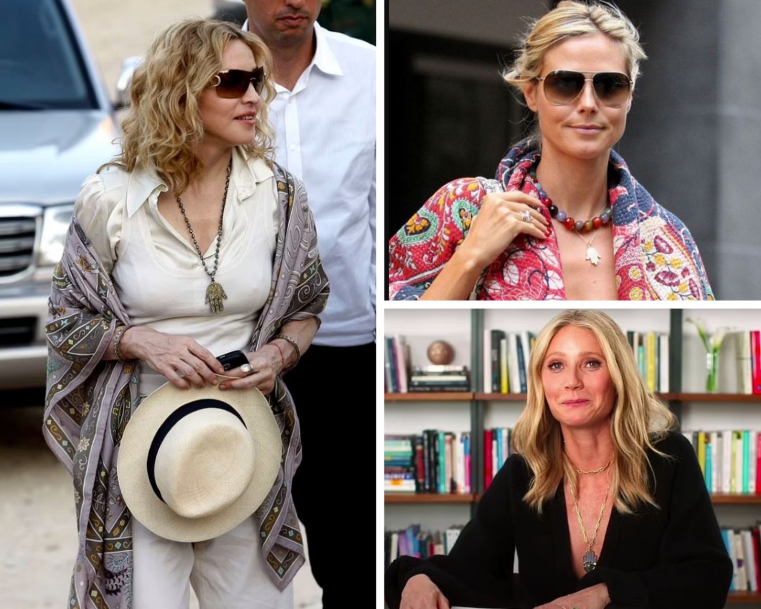 spiritual bracelet celebrities wear - hamsa hand
