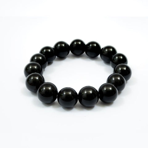black tourmaline bracelet - crystal bracelet