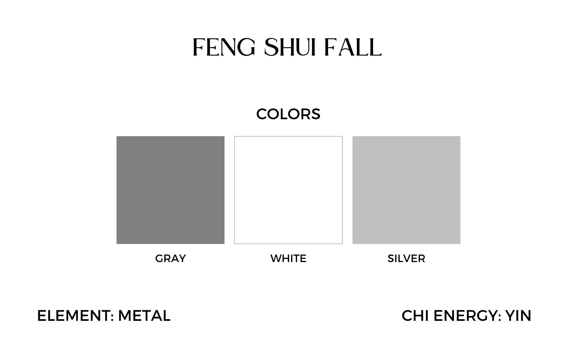 feng shui fall