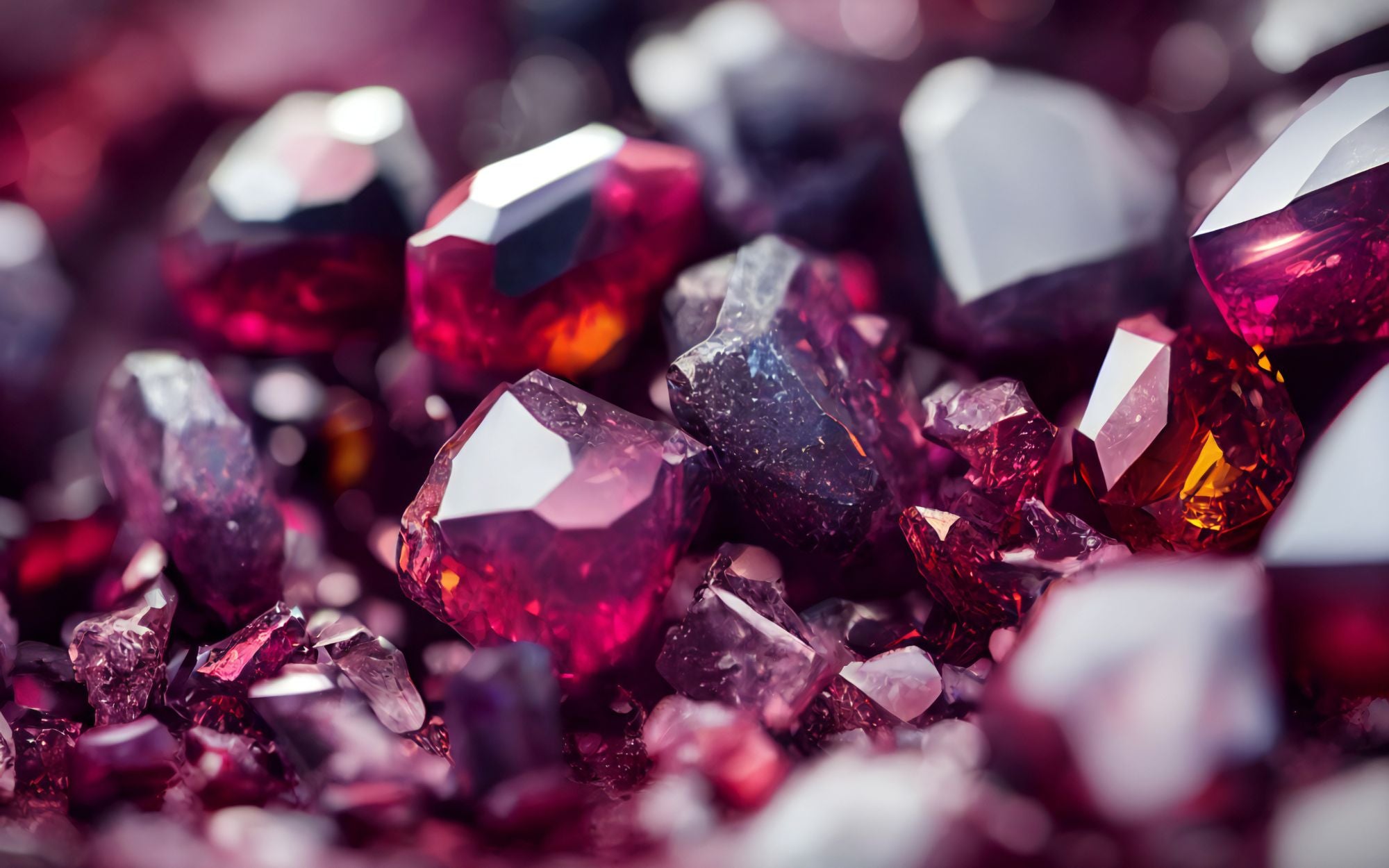 Garnet Crystal Combinations
