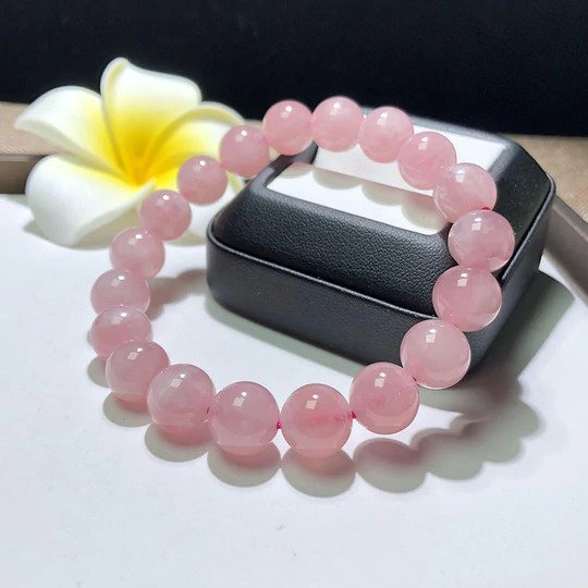 rose quartz bracelet - calming crystals