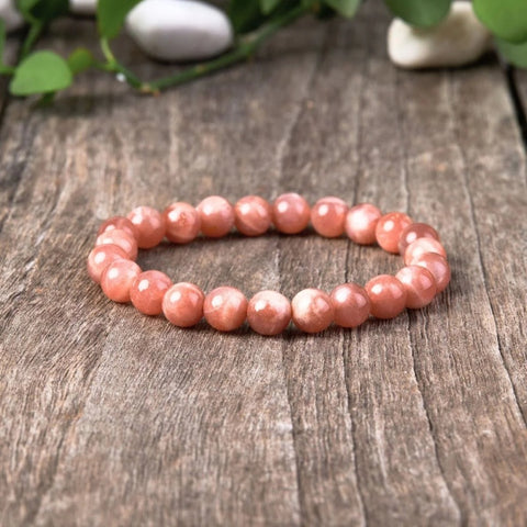 sunstone bracelet - crystal bracelet