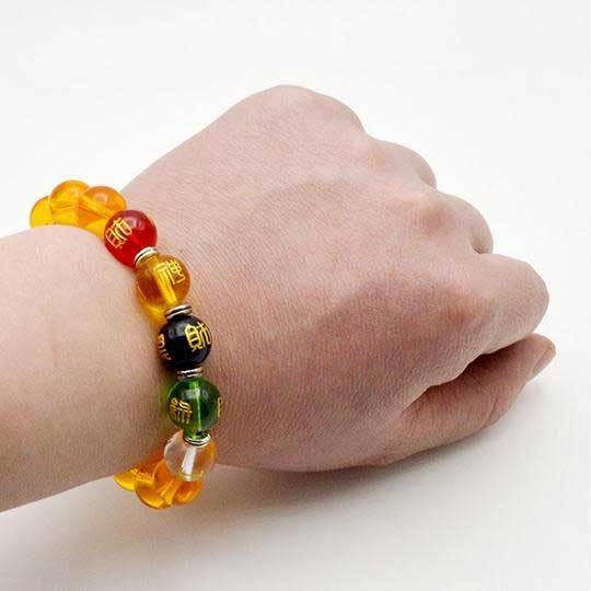 crystal bracelet for men - citrine bracelet
