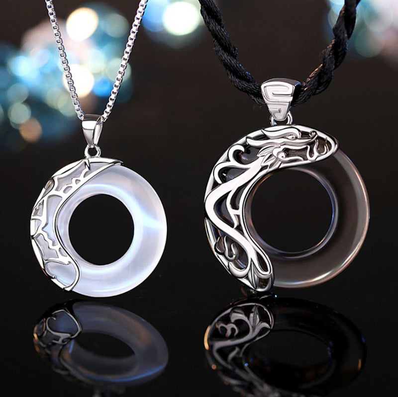 Dragon & Phoenix Couple Necklace - valentines gift guide