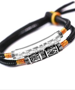 Tibetan Mantra Double Bracelet - For Luck & Protection