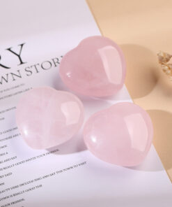 Rose Quartz Heart-Shaped Love Crystals - Love & Romance