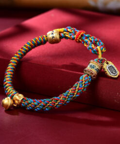 Zakiram Goddess of Wealth Tibetan Mantra Bracelet