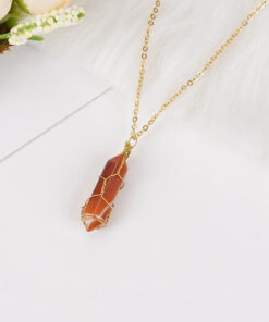 Carnelian Necklace - Boost Vitality, Creativity, Self-Confidence