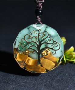 Tree of Life Orgonite Necklace - Energy Protection