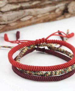 Tibetan Buddhist Knot Lucky Rope Bracelet