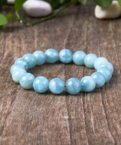 Blue Aquamarine Calming Bracelet - Grounding & Soothing