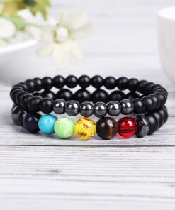 Hematite Chakra Bracelet Set - Inspire Wellness & Health