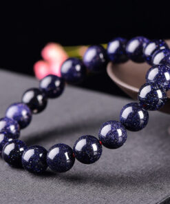Blue Sandstone Bracelet - Intention Amplifier