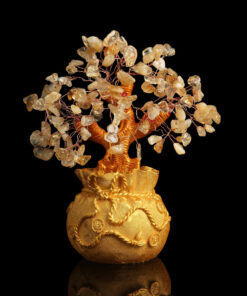 Citrine Money Tree for Prosperity -  Feng Shui Gemstone Ornament