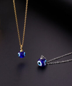 Blue Evil Eye Protection Necklace