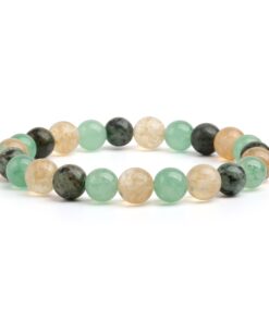 Triple Prosperity Bracelet - Citrine, Green Aventurine, Turquoise