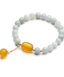 White Jade Longevity Bracelet