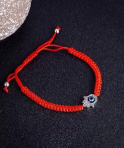 Hamsa Hand Red String Bracelet - Evil Eye Protection